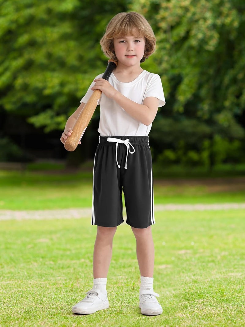 Resinta Toddler Boy Shorts Baby Boy Quick Dry Shorts Athletic Pull-On Boys Short Clothes with Elastic Waist for Playwear - Image 4